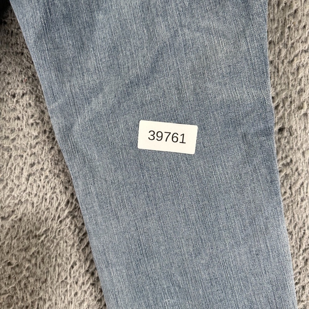 Time and Tru Jeans Womens 10P Blue Cotton‎ Denim Skinny High-Rise Workwear Faded - Picture 11 of 11